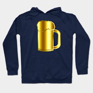 Beer Mug | Golden Gradient Stroke & Fill Hoodie